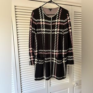 Talbots black pattern jacket